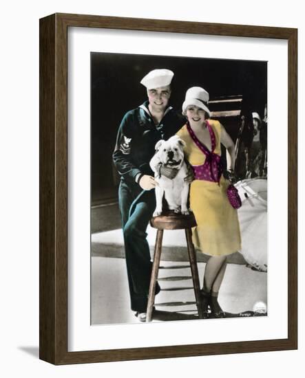 James Hall (1900-194) and Clara Bow (1905-196), American Actors, 20th Century-null-Framed Giclee Print