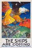 "The Ships Are Coming!", 1918-James Henry Daugherty-Laminated Giclee Print