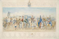 Procession to the Lists, 1843-James Henry Nixon-Stretched Canvas