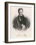 James Hogg Scottish Poet with His Dog-null-Framed Art Print