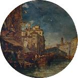 'Sketch in Portugal; Moorish Castle from the Penha; Moorish Castle, Mafra', 1837-James Holland-Giclee Print