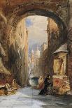 'A Courtyard in Genoa', c1850, (1935)-James Holland-Giclee Print