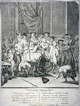 Gaming Table Scene in Covent Garden, Westminster, London, 1746-James Hulett-Framed Premium Giclee Print