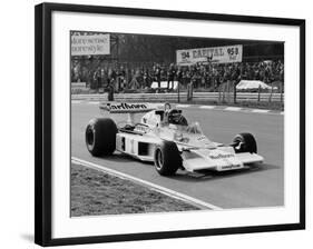 James Hunt in Mclaren-Ford M23, Brands Hatch, Kent, 1977-null-Framed Photographic Print