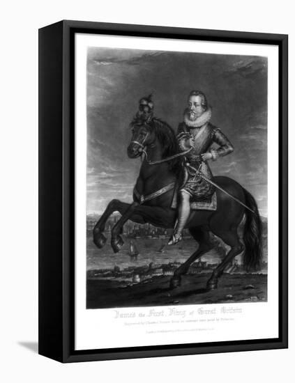 James I, King of Great Britain, 1816-Charles Turner-Framed Stretched Canvas