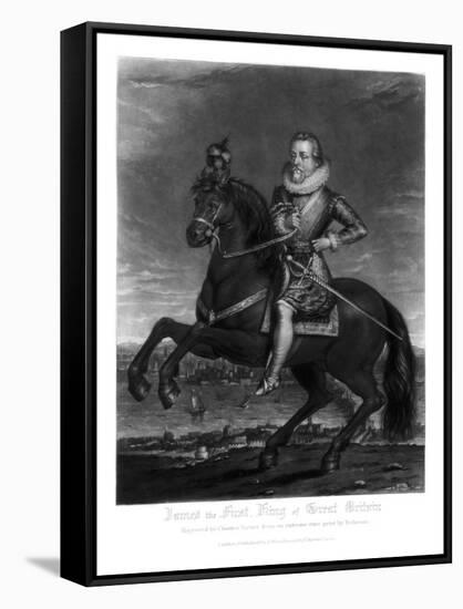 James I, King of Great Britain, 1816-Charles Turner-Framed Stretched Canvas