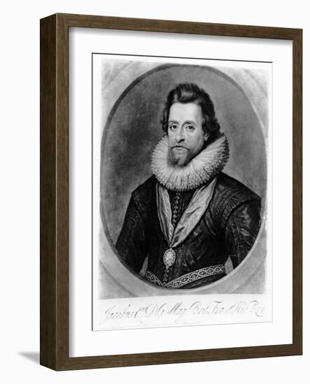 James I of England, James VI of Scotland-Sir Anthony van Dyck-Framed Giclee Print