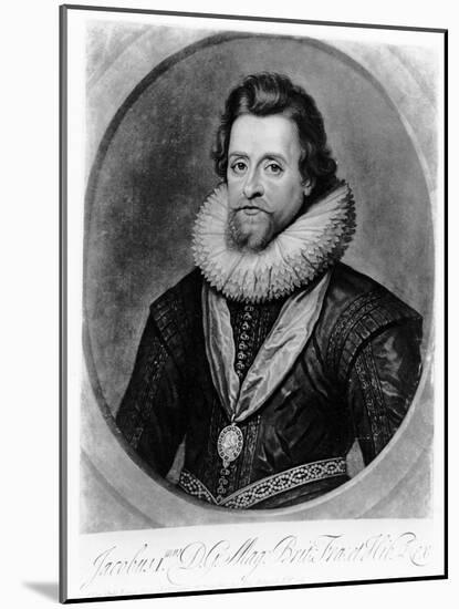 James I of England, James VI of Scotland-Sir Anthony van Dyck-Mounted Giclee Print