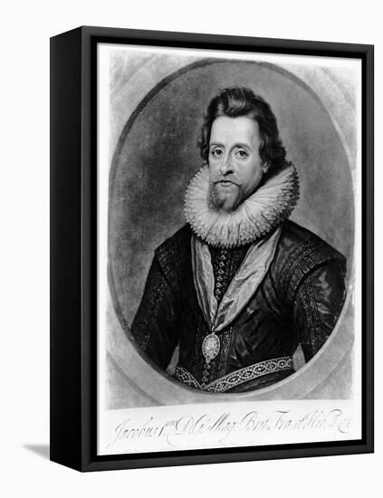 James I of England, James VI of Scotland-Sir Anthony van Dyck-Framed Stretched Canvas