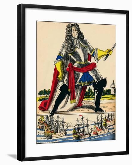 James II, King of Great Britain and Ireland from 1685, (1932)-Rosalind Thornycroft-Framed Giclee Print