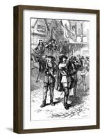 James II Proclaimed at Boston, 1685-Whymper-Framed Giclee Print