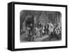 James II Receives News-FA Heath-Framed Stretched Canvas