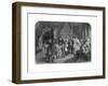 James II Receives News-FA Heath-Framed Giclee Print