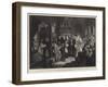 James II Receiving the News of the Landing of the Prince of Orange-Edgar Melville Ward-Framed Giclee Print