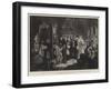 James II Receiving the News of the Landing of the Prince of Orange-Edgar Melville Ward-Framed Giclee Print