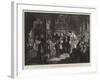 James II Receiving the News of the Landing of the Prince of Orange-Edgar Melville Ward-Framed Giclee Print