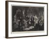 James II Receiving the News of the Landing of the Prince of Orange-Edgar Melville Ward-Framed Giclee Print