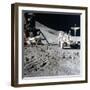 James Irwin (1930-199) with the Lunar Roving Vehicle During Apollo 15, 1971-null-Framed Photographic Print