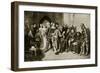 James Iv in Council before the Battle of Flodden, 1513-John Faed-Framed Giclee Print