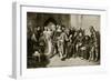 James Iv in Council before the Battle of Flodden, 1513-John Faed-Framed Giclee Print