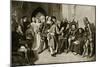 James Iv in Council before the Battle of Flodden, 1513-John Faed-Mounted Giclee Print