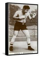 James J Braddock, Irish-American Boxer, 1938-null-Framed Stretched Canvas