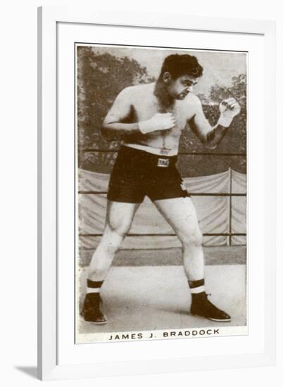 James J Braddock, Irish-American Boxer, 1938-null-Framed Giclee Print