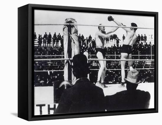 James J. Corbett-American Photographer-Framed Stretched Canvas