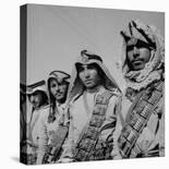 Members of the Arab Legion Wearing their Picturesque Head-Dresses-James Jarche-Premium Photographic Print