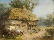 Exterior of Irish Cabin-James John Hill-Giclee Print