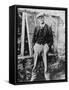 James Joyce in the Garden of His Friend Constantine Curran in Dublin, 1904-Irish Photographer-Framed Stretched Canvas