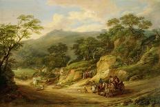 Nadderwater Near Exeter, C.1825-James Leakey-Framed Giclee Print