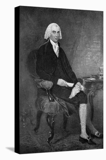 James Madison (1751-183), Fourth President of the United States, 19th Century-null-Stretched Canvas