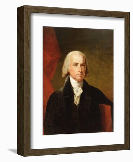 James Madison, 1835 after the Original by Gilbert Stuart-Asher Brown Durand-Framed Giclee Print