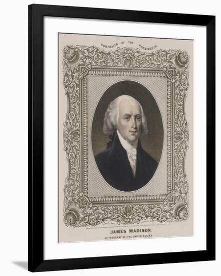 James Madison, 4th U.S. President-Science Source-Framed Giclee Print