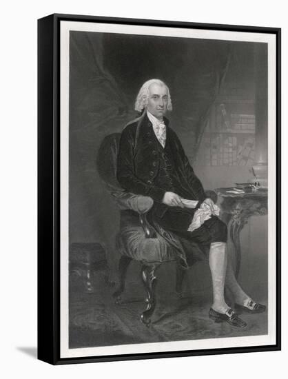 James Madison Fourth President of the United States-Alonzo Chappel-Framed Stretched Canvas