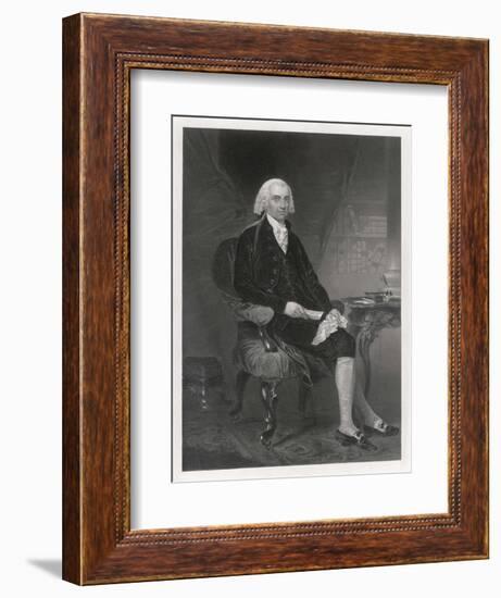 James Madison Fourth President of the United States-Alonzo Chappel-Framed Art Print