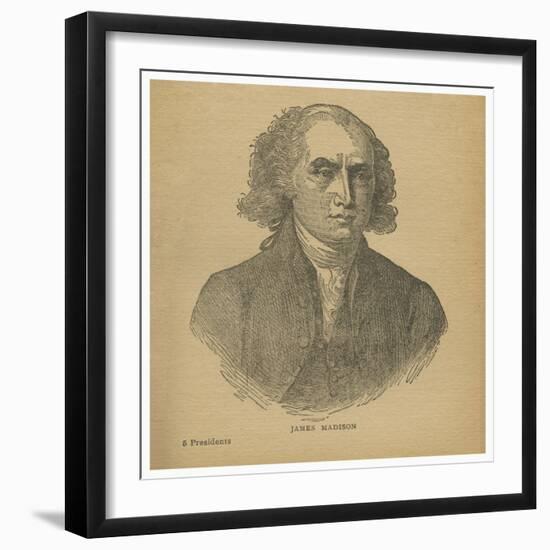 James Madison-null-Framed Art Print