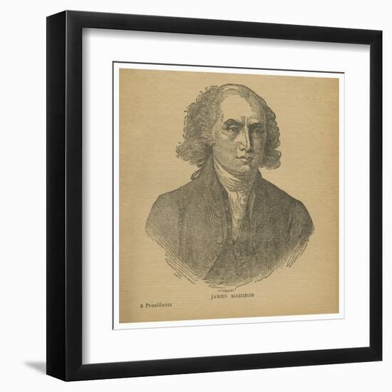 James Madison-null-Framed Art Print