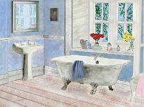 BLUE BATHROOM #2-JAMES MARTIN-Art Print