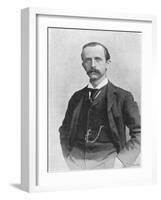 James Matthew Barrie (1860-193), Scottish Playwright and Novelist, C1895-null-Framed Giclee Print