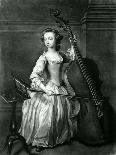 Miss Lewis, 1754-James McArdell-Stretched Canvas