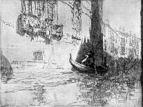 The Passing Gondola, 1926-James McBey-Giclee Print