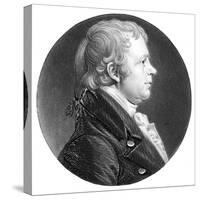 James Mchenry (1753-1816)-C.B.J.F de Saint-Memin-Stretched Canvas