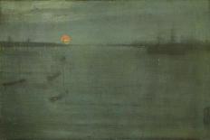 Nocturne: Blue and Gold--Southampton Water by James Mcneill Whistler-James Mcneill Whistler-Framed Giclee Print