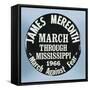 James Meredith March Button-David J. Frent-Framed Stretched Canvas