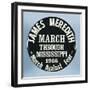 James Meredith March Button-David J. Frent-Framed Photographic Print