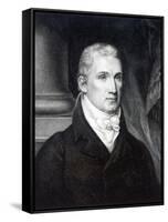 James Monroe, Engraved by Thomas Gimbrede-American School-Framed Stretched Canvas