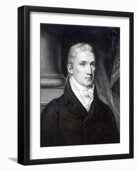 James Monroe, Engraved by Thomas Gimbrede-American School-Framed Giclee Print