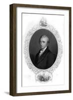 James Monroe, President-Gilbert Stuart-Framed Art Print